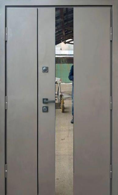 Вхідні двері Strong Вест Метал-МДФ з терморозривом вуличні 1200х2050 мм