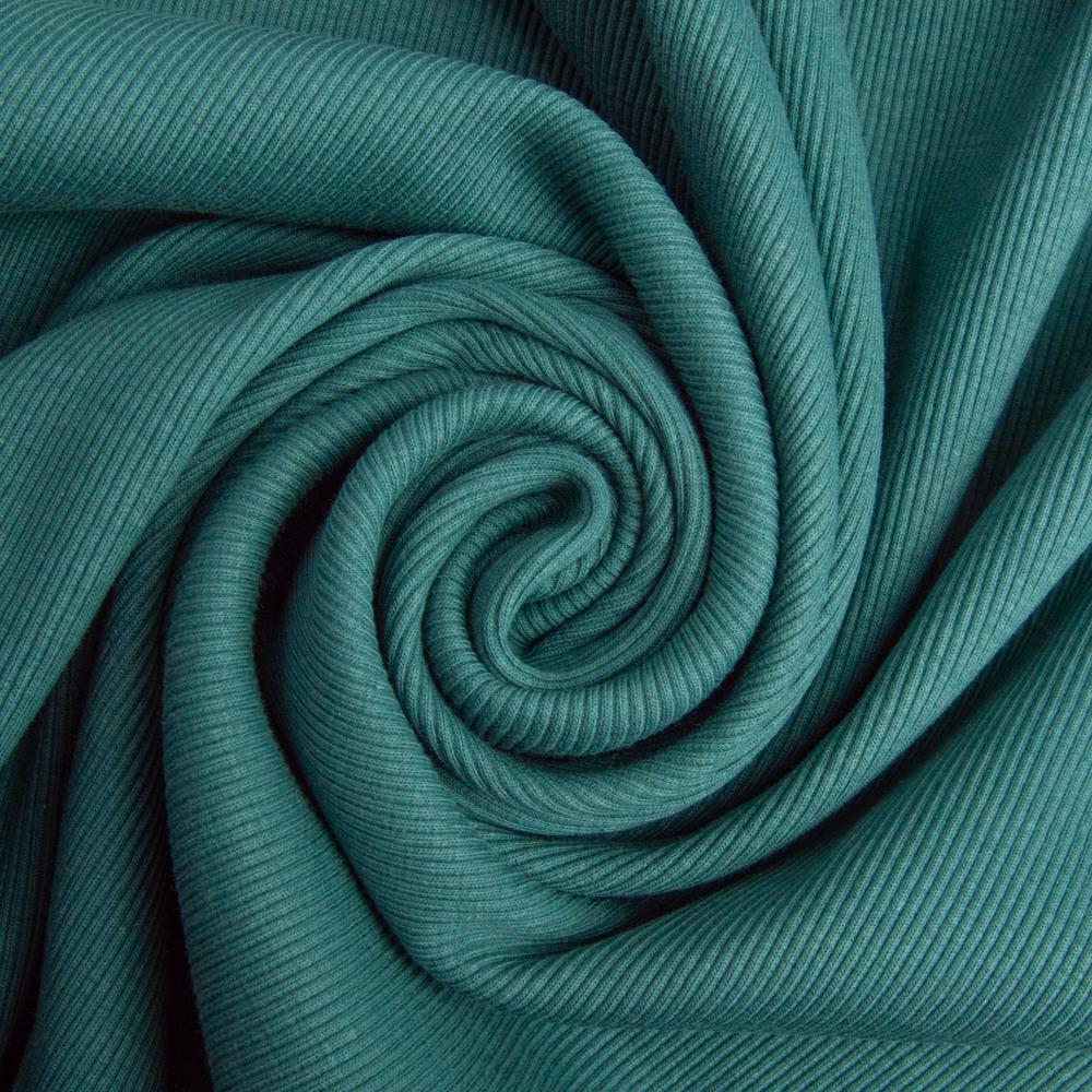 Ткань трикотажное полотно Кашкорсе 300 гр/м2 130 см Морская волна (25872)