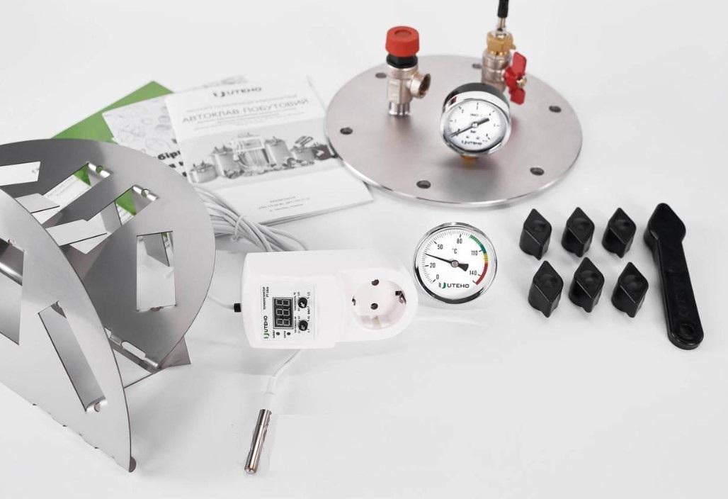 Автоклав промышленный электрический UTEHO А100 electro 130 л 100 банок/0,5 л (842700474) - фото 2 Автоклав промышленный электрический UTEHO А100 electro 130 л 100 банок/0,5 л (842700474) - фото 2