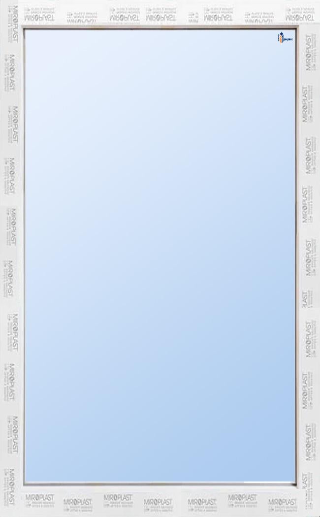 Окно металлопластиковое WDS MiroPlast глухое 700х1050 мм - фото 1