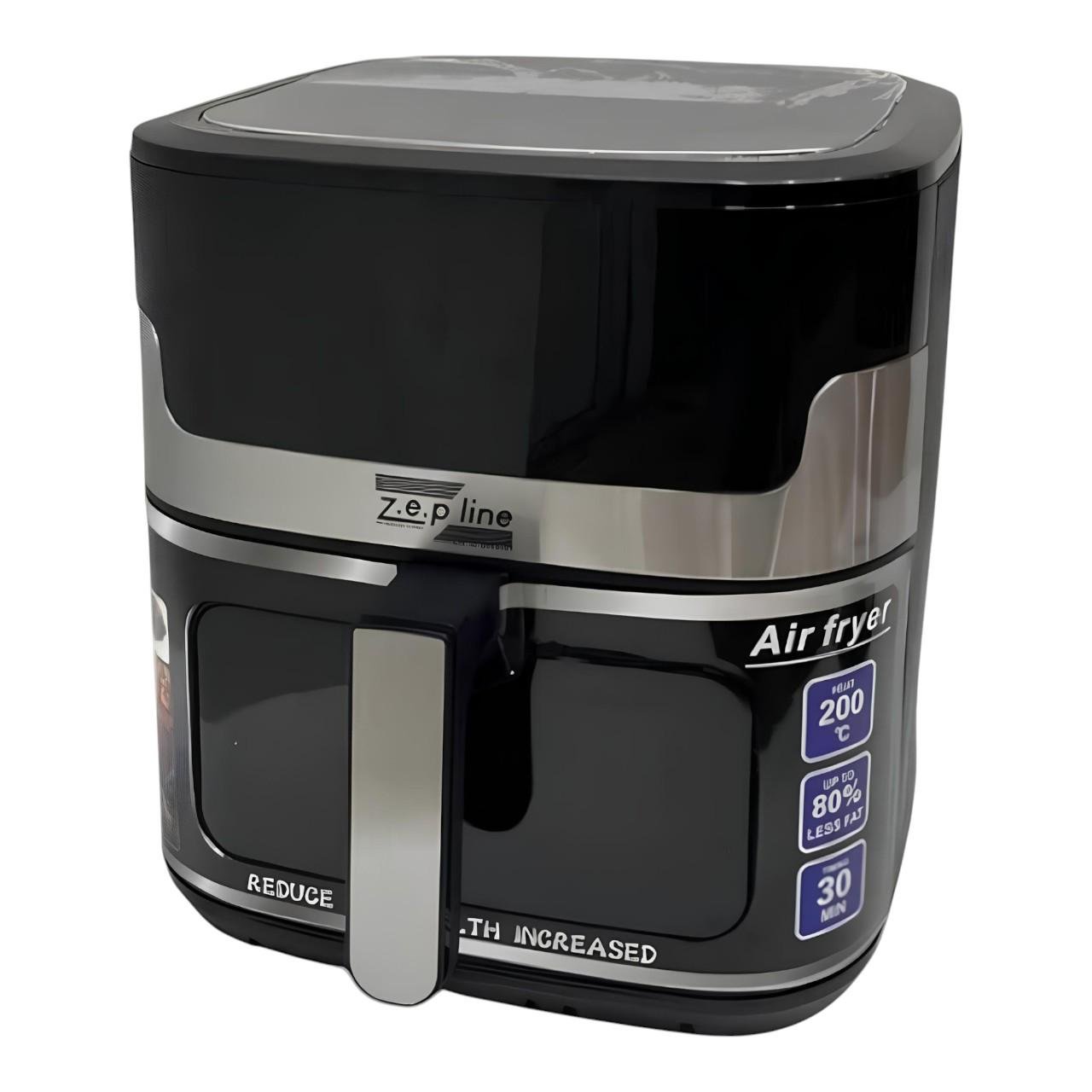 Аерогриль-фритюрниця для дому Zepline ZP-109A з терморегулятором та 8 автоматичними програмами 3500 Вт 10,5 л (є291)