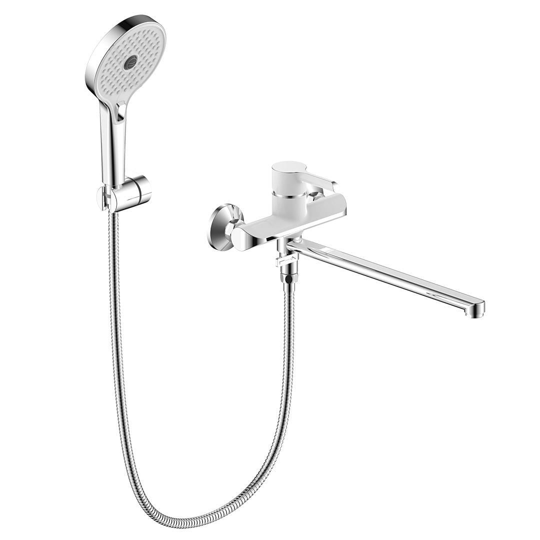 Смеситель для ванны Gappo G2203-8 Белый/Хром (1755622380)