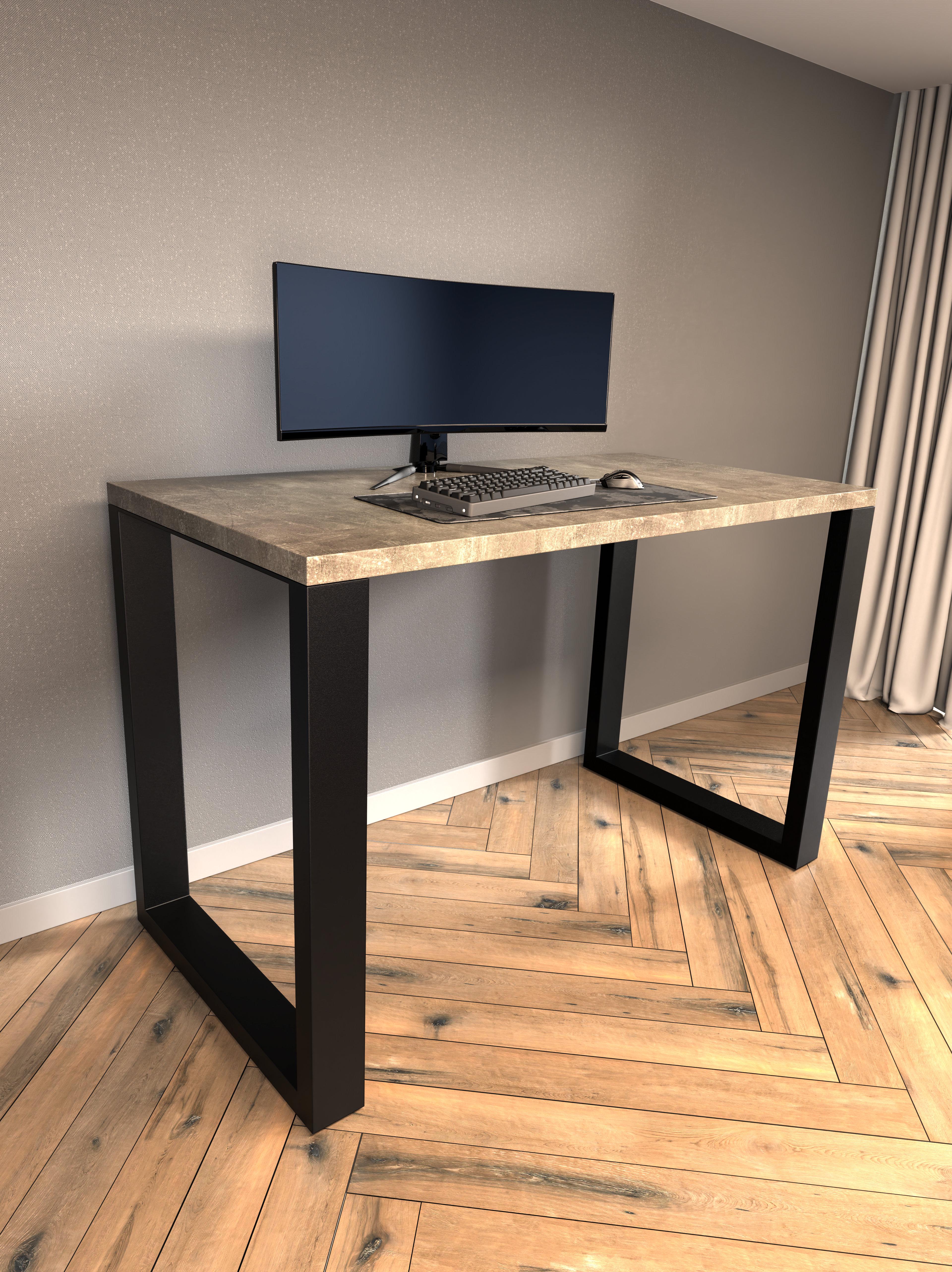 Компьютерный стол MILAN 120х60 см Бетон (NA57)