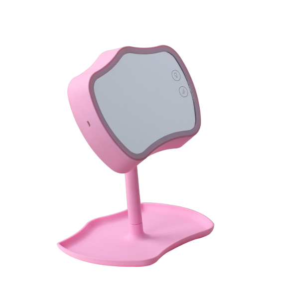 Дзеркало Саме То Mirror Lamps з підсвічуванням Рожевий (1007346-Pink-1)