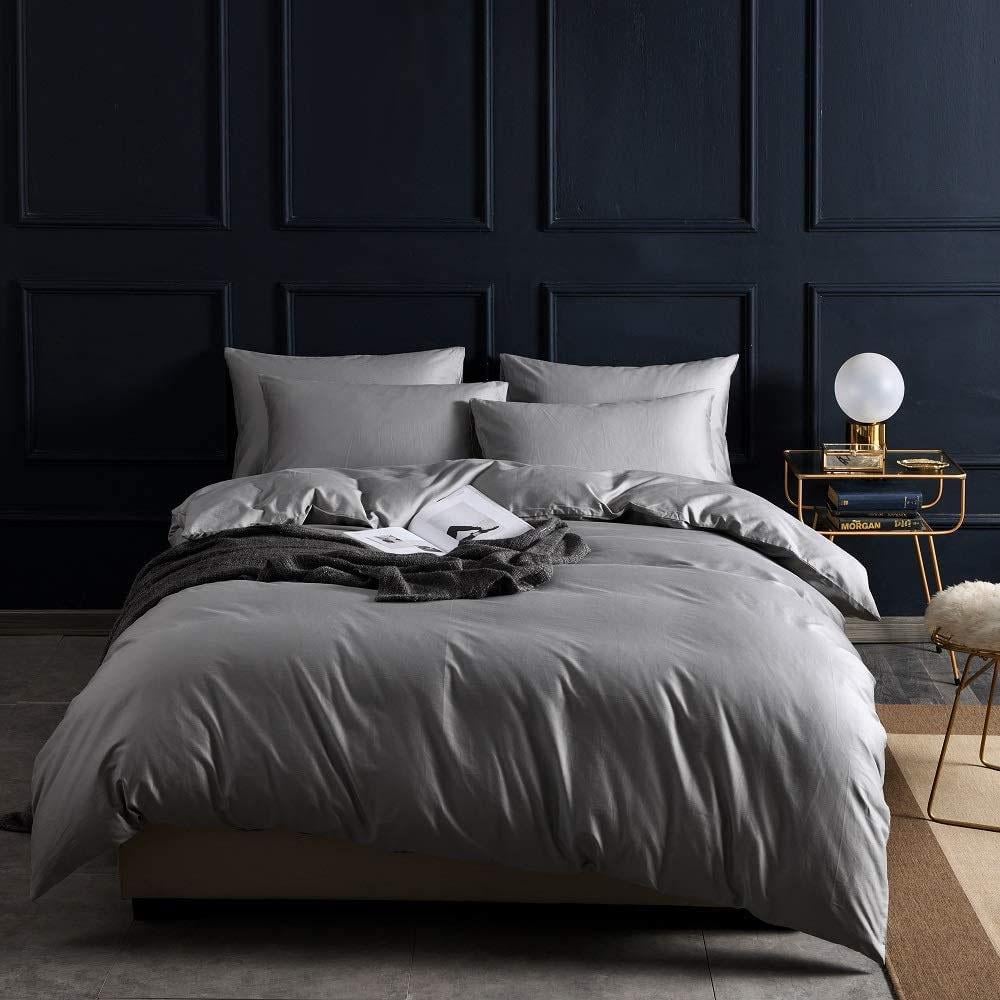 Комплект постельного белья Еней-плюс З0004 двуспальный Серый