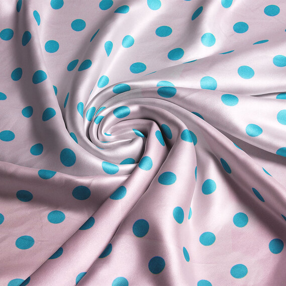 Тканина атлас-шовк стрейч IDEIA Горошок 1,5 м Рожевий (2200004220079)