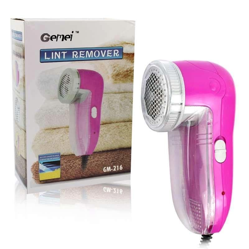 Машинка для удаления катышек Gemei GM 216 электрическая Pink (kz025)