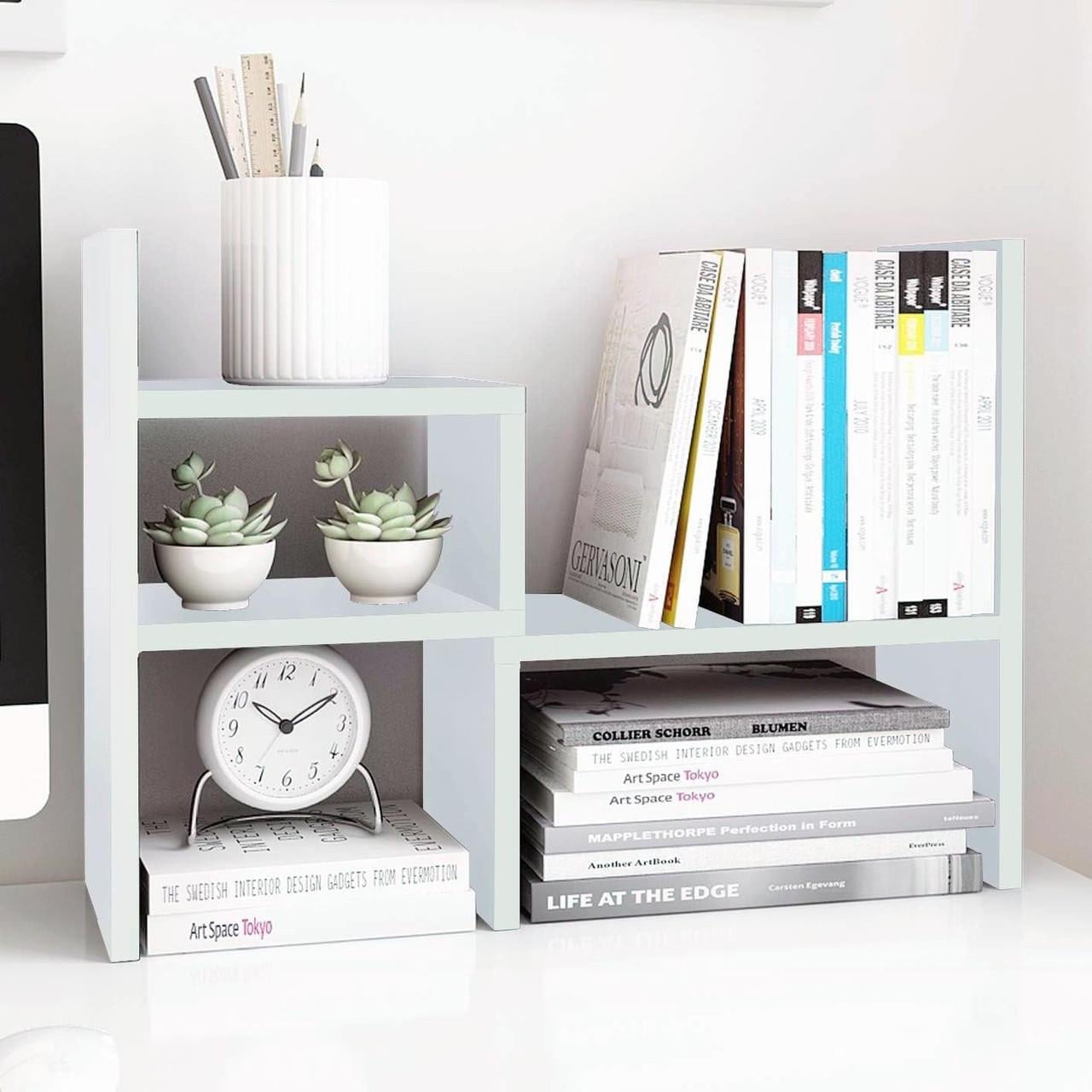 Полка книжная настольная из дерева Латинара Зефир (КПА-022520)