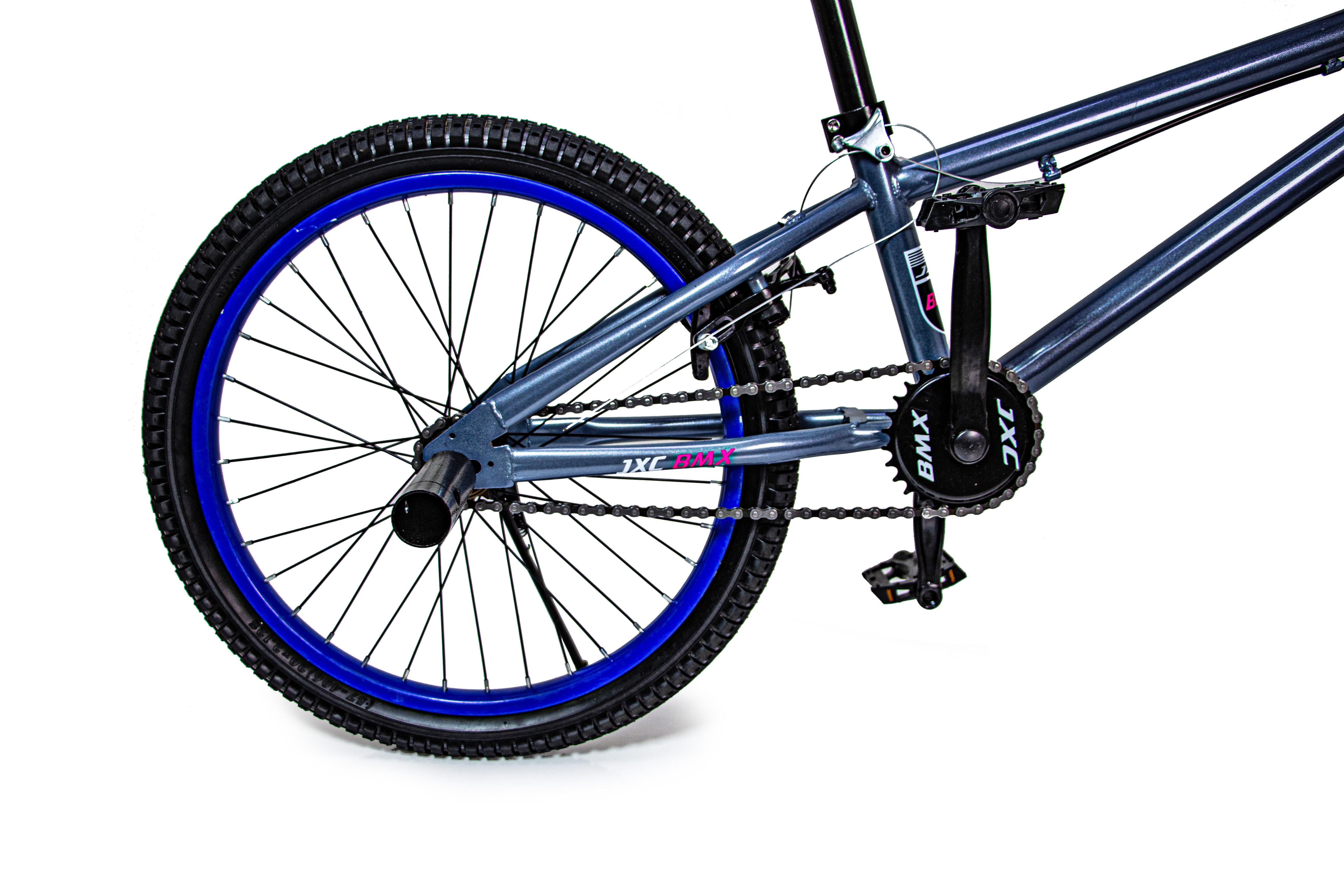 Велосипед трюковый детский 20 JXC BMX Black/Dark blue (645092531) - фото 4