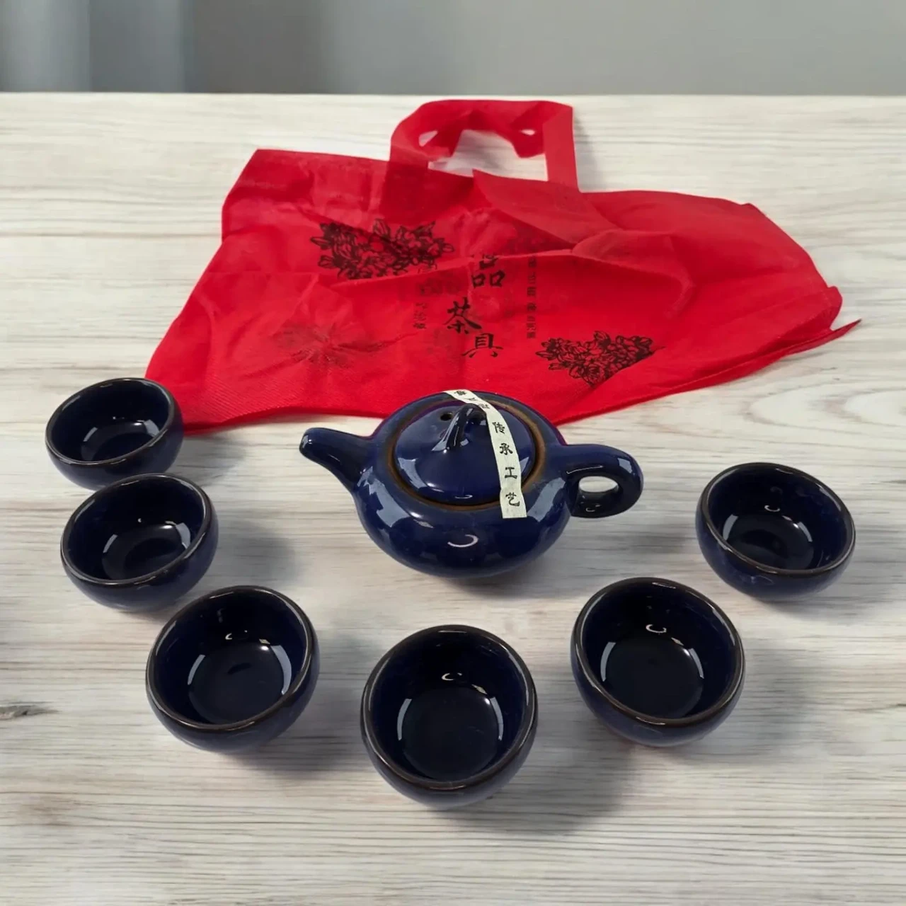 Сервіз керамічний для чайної церемонії сяйво ночі (36151) - фото 6 Сервіз керамічний для чайної церемонії сяйво ночі (36151) - фото 6