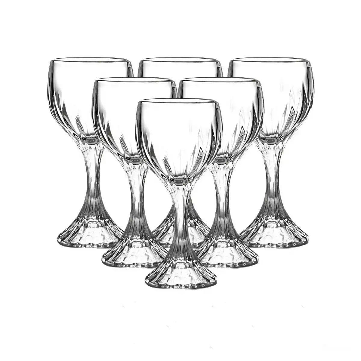 Бокалы из толстого стекла набор для вина из 6 шт. по 157 мл (HP550)