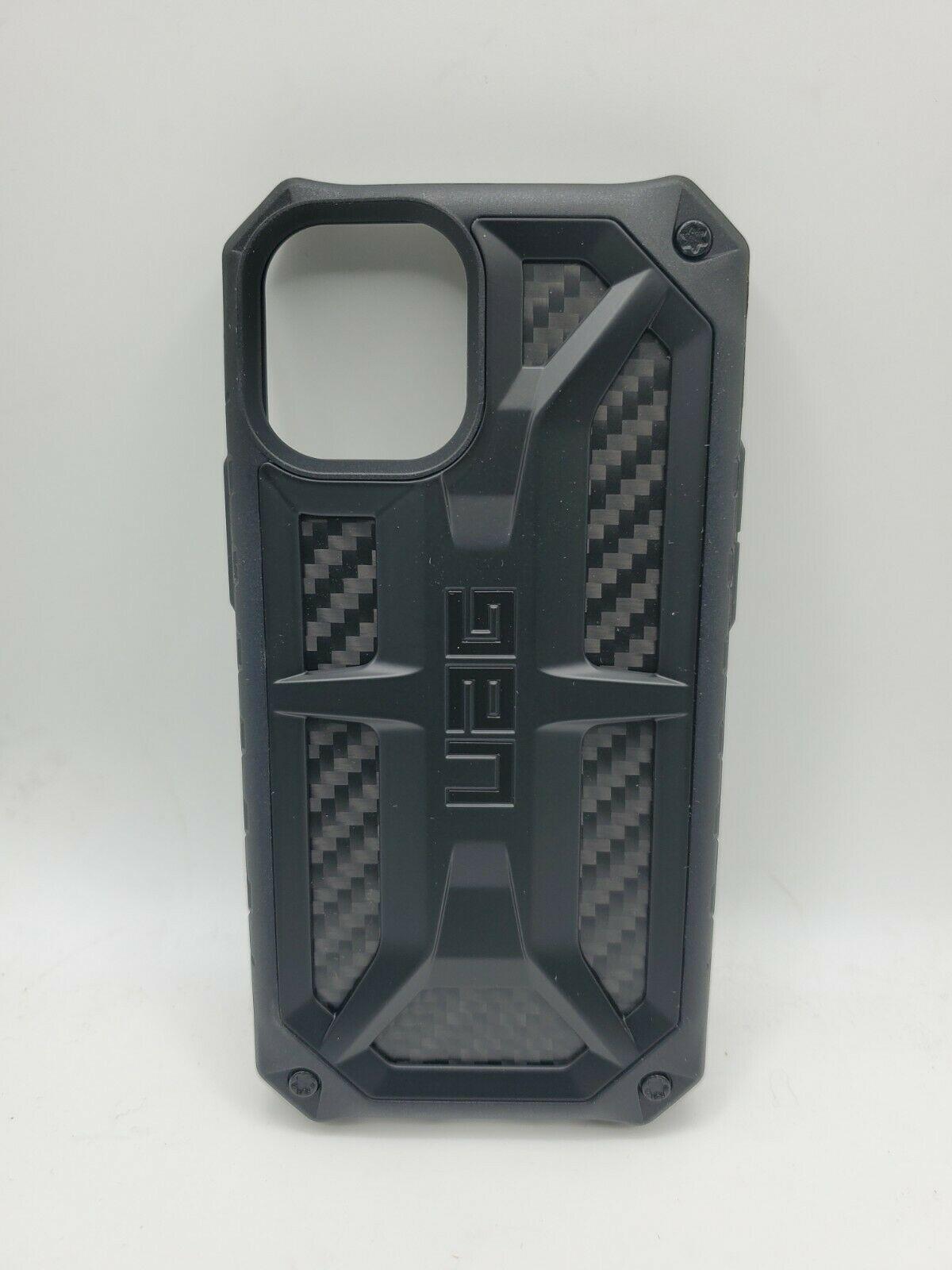 Чехол милитари противоударный UAG Monarch 112341114040 для Iphone 12 Mini 5.4" Black Carbon - фото 2