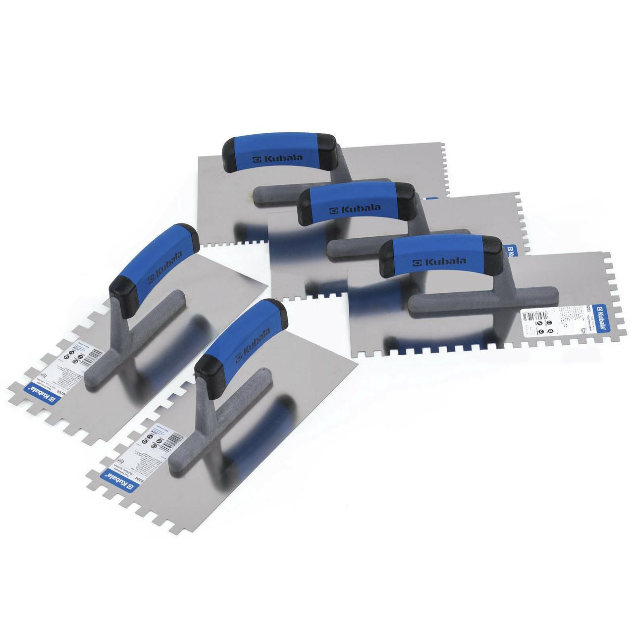 Набор гладилок Kubala из нержавеющей стали 130х270 мм