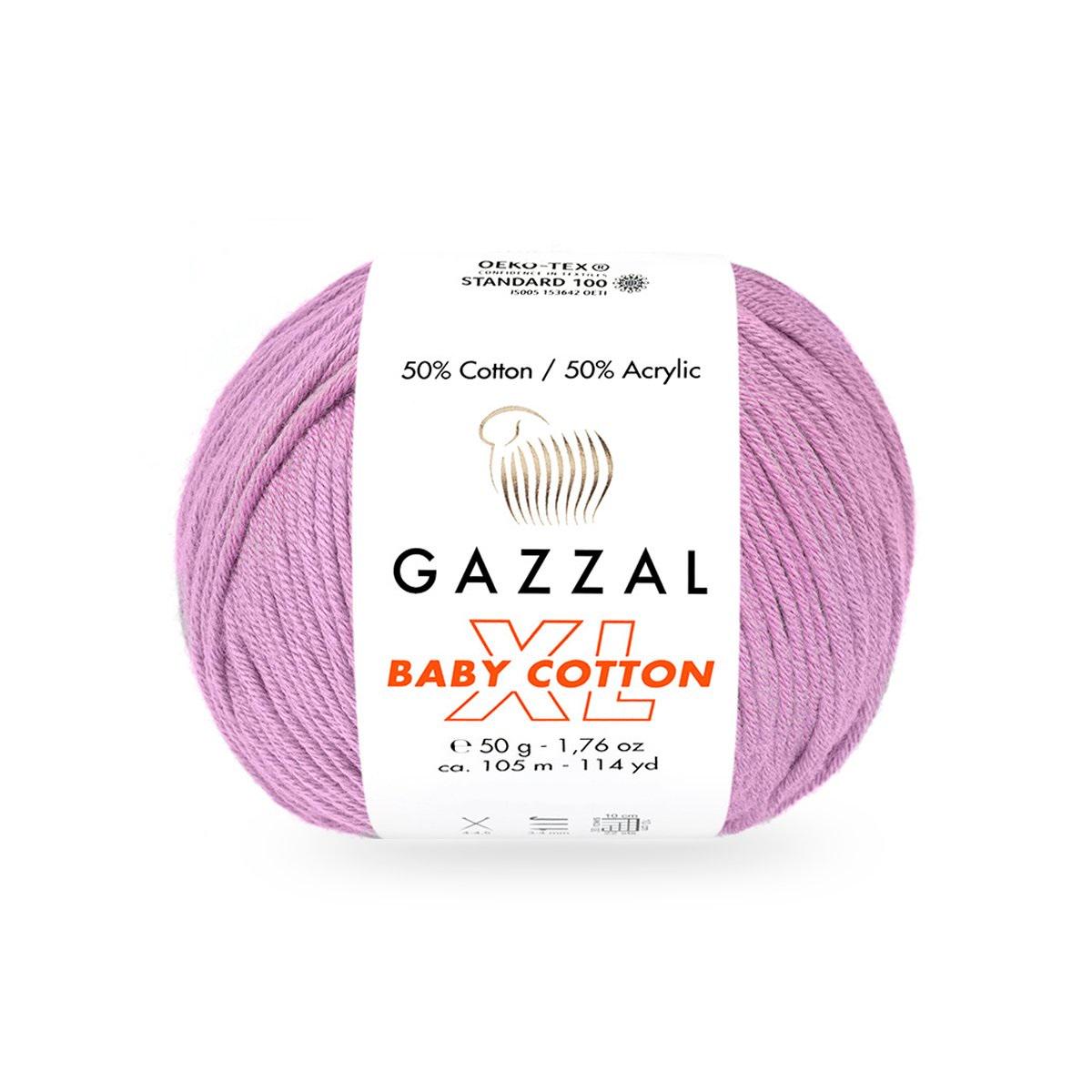 Пряжа Gazzal BabyCotton XL 3422 Пряжа Gazzal BabyCotton XL 3422
