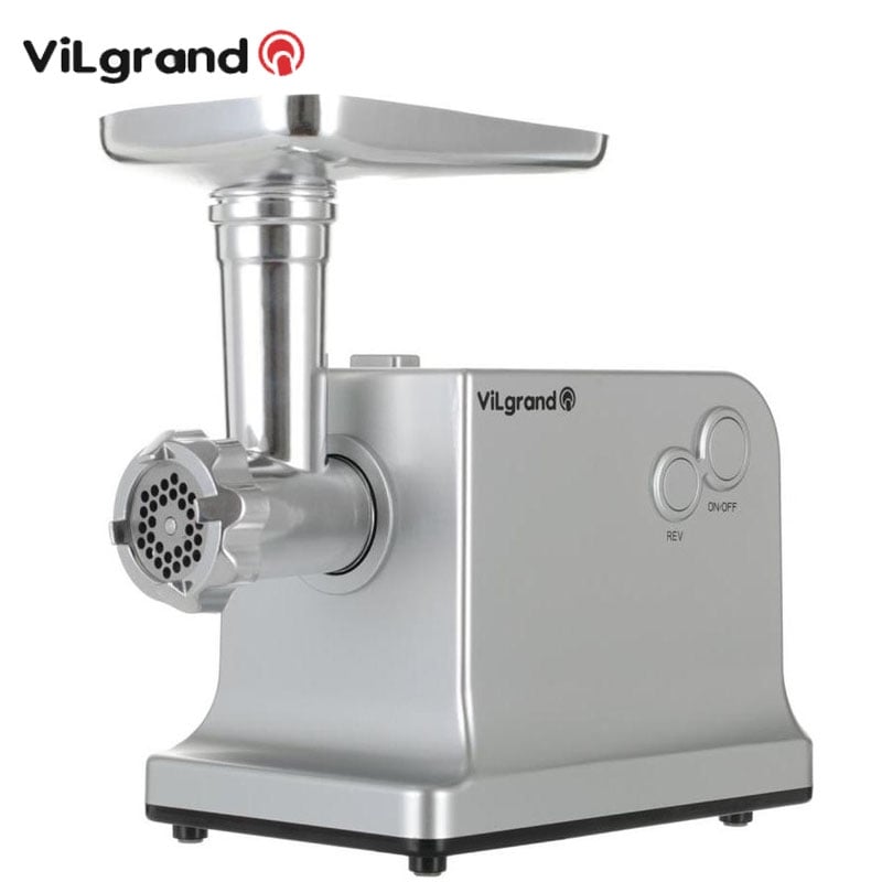 Мясорубка электрическая VILgrand V221-PMG 2200 Вт Silver (tf7323) - фото 2 Мясорубка электрическая VILgrand V221-PMG 2200 Вт Silver (tf7323) - фото 2