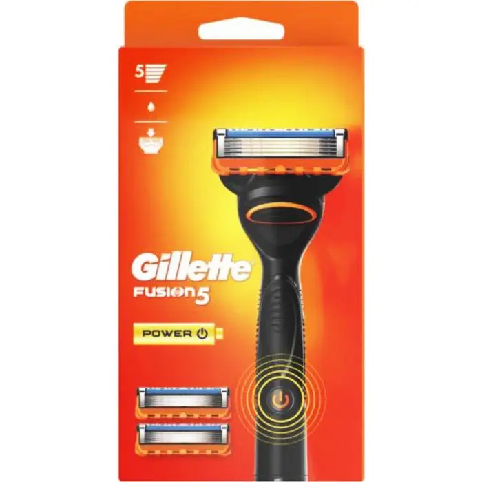 Станок для бритья Gillette Fusion 5 Power с 2 сменными кассетами (578719)