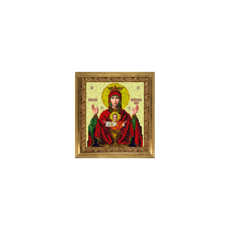 Набор для вышивания крестиком КиТ 71013 Неупиваемая чаша икона (10743)