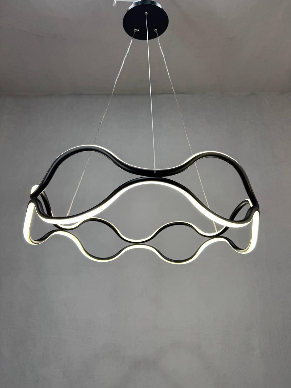 Люстра светодиодная Zilini AH2546BK 105W Золотистый (30244459) - фото 3 Люстра светодиодная Zilini AH2546BK 105W Золотистый (30244459) - фото 3