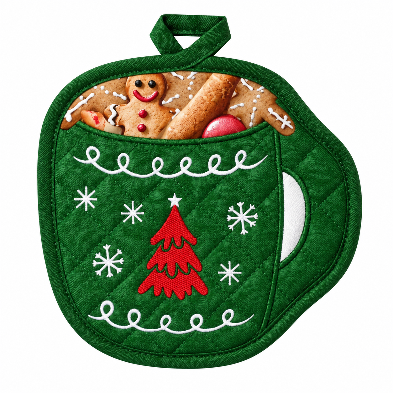 Прихватка Ardesto Christmas Green Mug 20х20 см (ART04GM)