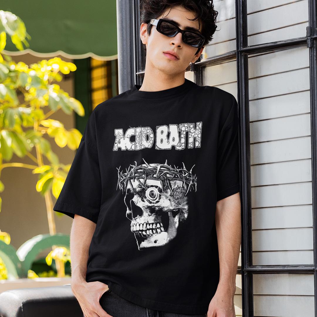 Футболка унисекс Acid Bath Grayscale Tour 2025 3XL Черный (0000015335)
