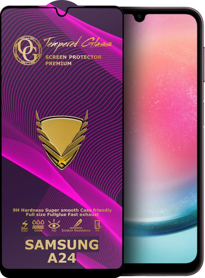 Стекло защитное GoldenArmor Samsung Galaxy A24 A245 Full Glue (33650)