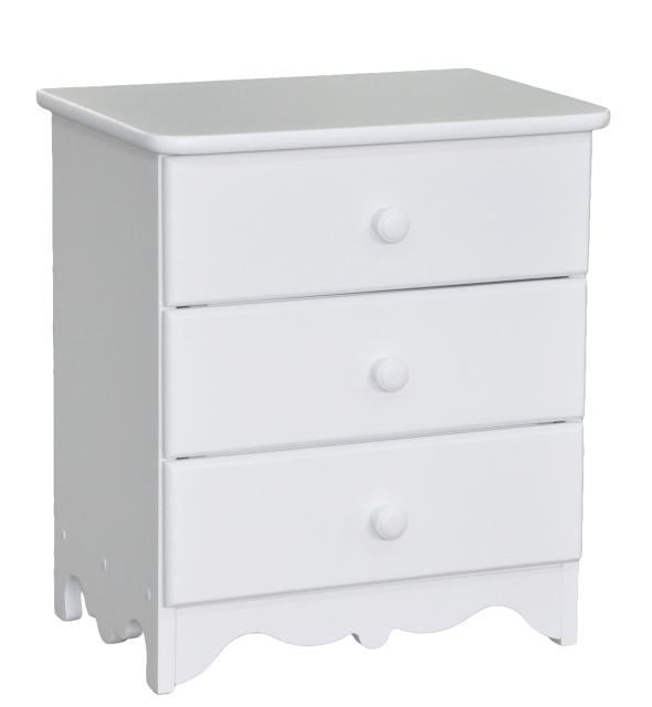 Тумба прикроватная Скиф ТВ-17 деревянная Белый (25168935)