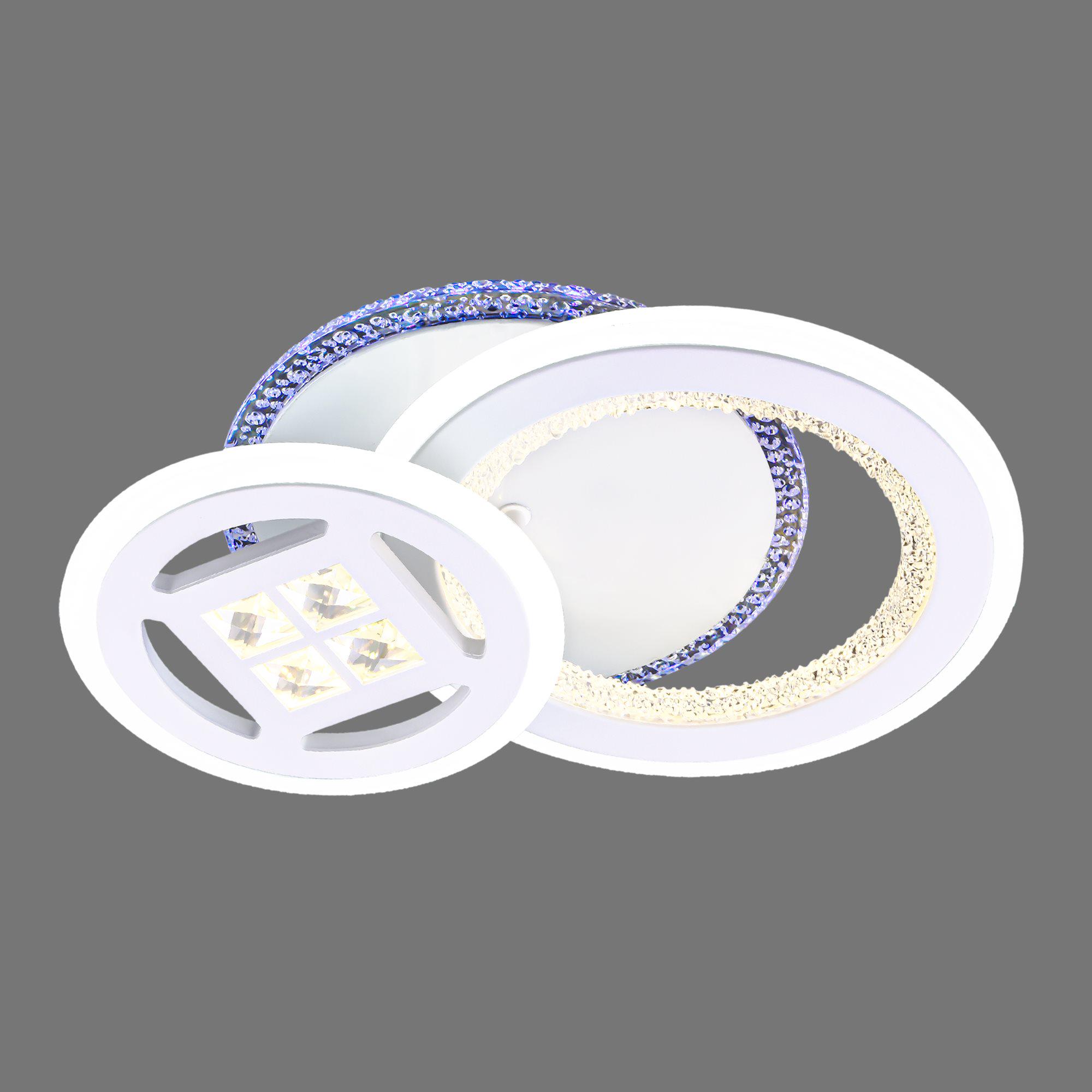 Люстра світлодіодна Valeso V 3253-1+1C WH без пульта - фото 2 Люстра світлодіодна Valeso V 3253-1+1C WH без пульта - фото 2