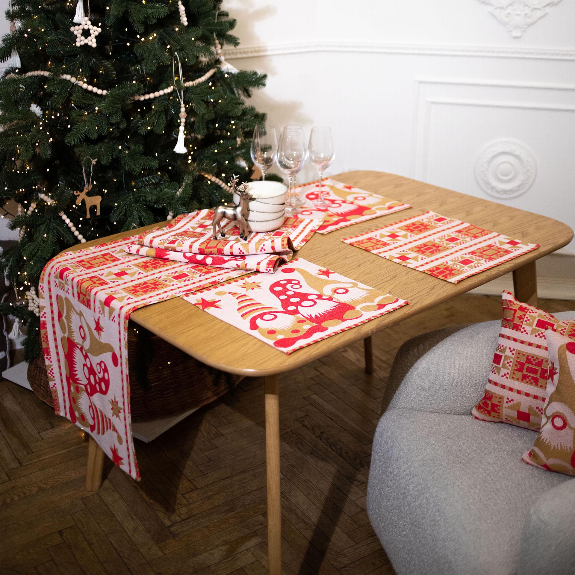 Комплект серветок новорічний Едельвіка Гноми 2 шт. (333-24/00) - фото 2 Комплект серветок новорічний Едельвіка Гноми 2 шт. (333-24/00) - фото 2