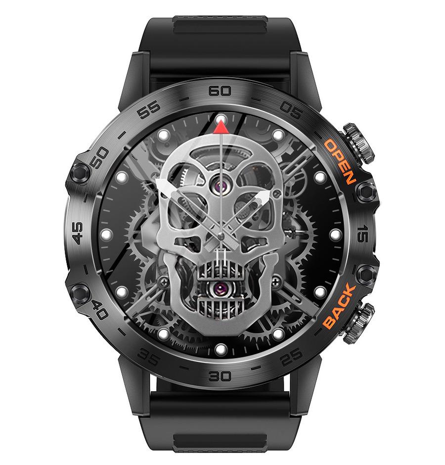 Смарт-годинник Smart Delta K52 Black Rubber з металевим ремінцем (1640) - фото 5