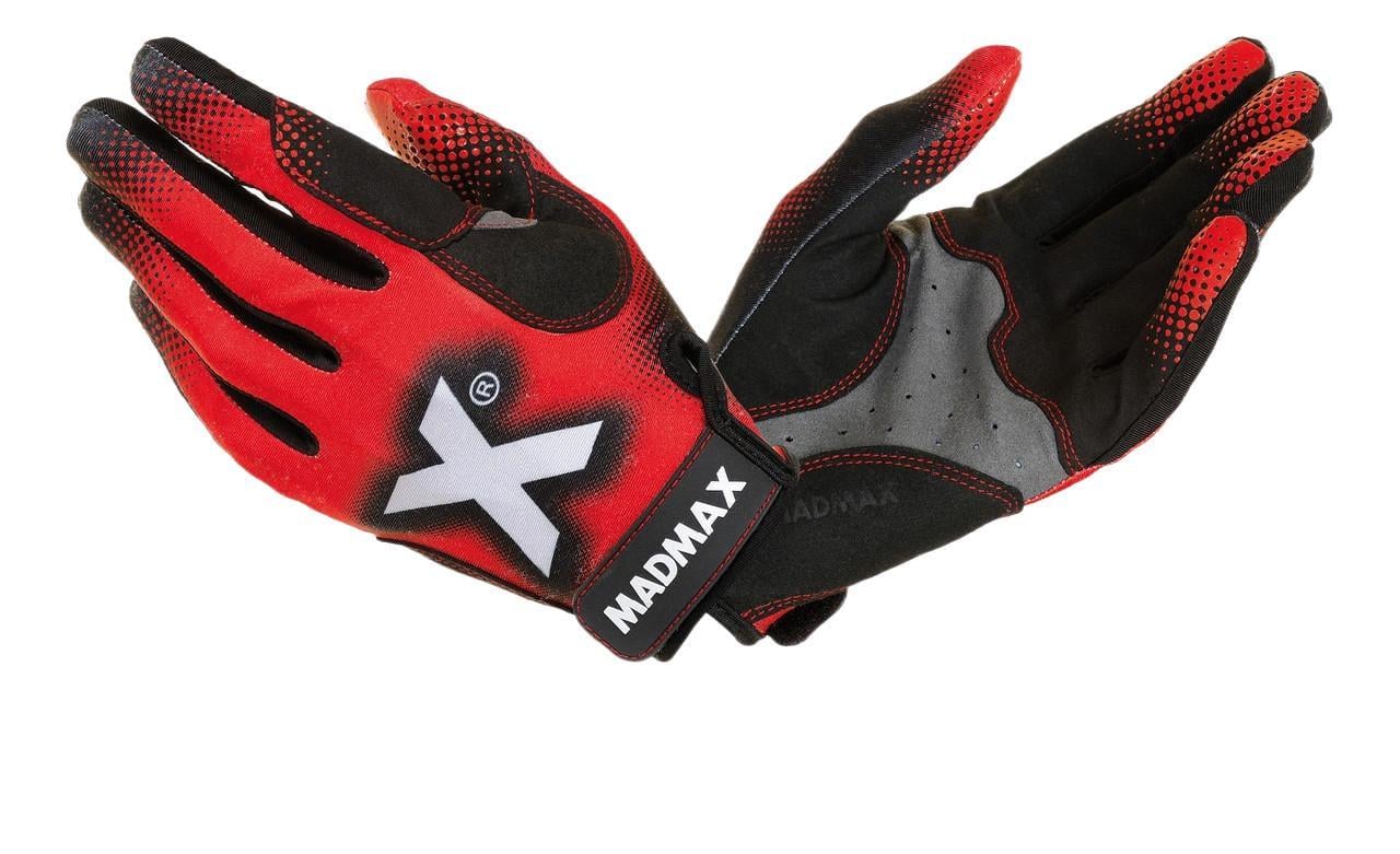 Рукавички для фітнесу MadMax MXG-101 X Gloves L Black/Grey/Red (3070021472)