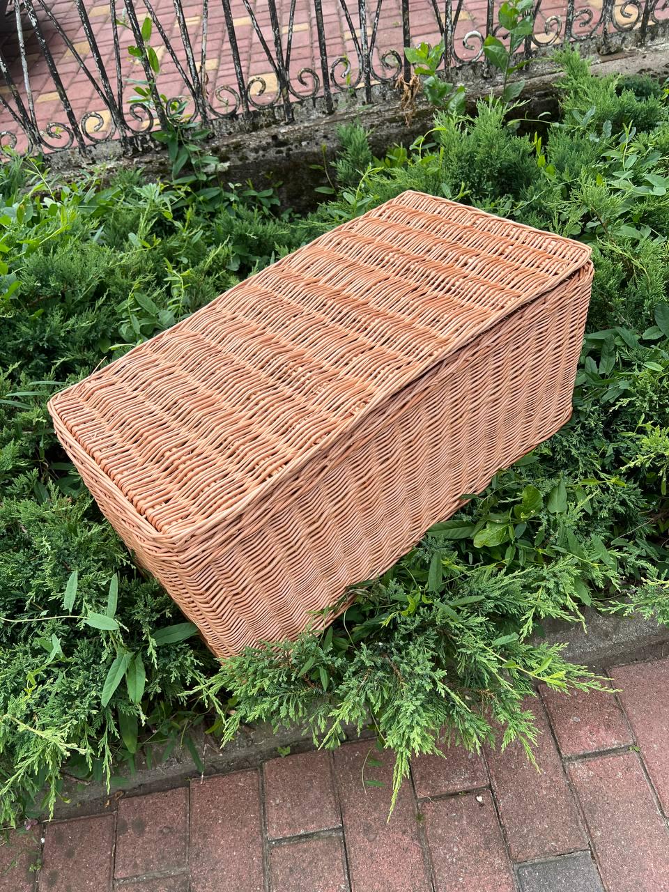 Корзина плетеная с крышкой Сімейний Затишок (27277000) - фото 6 Корзина плетеная с крышкой Сімейний Затишок (27277000) - фото 6