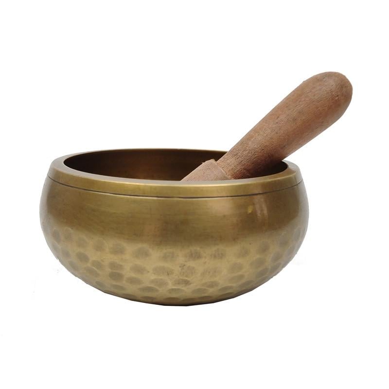 Співоча тибетська чаша кована 5х11 см Жовтий (В1237а) - фото 2