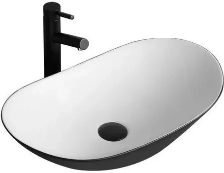 Умывальник Rea Royal Black White (Reau6600) Умывальник Rea Royal Black White (Reau6600)