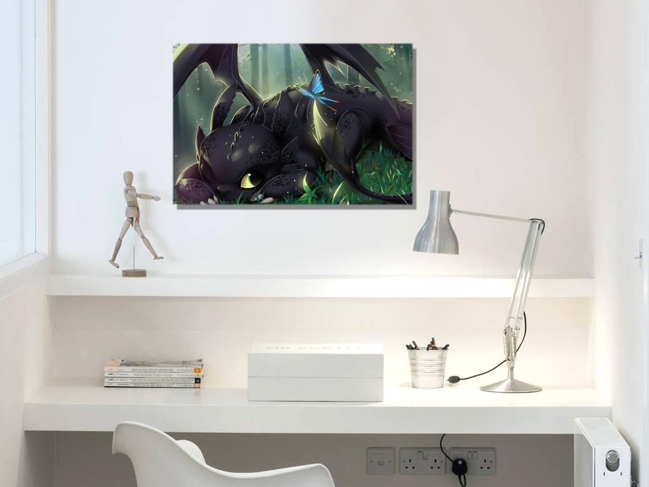 Картина GeekLand How to train your dragon Как приручить дракона Беззубик - фото 2 Картина GeekLand How to train your dragon Как приручить дракона Беззубик - фото 2