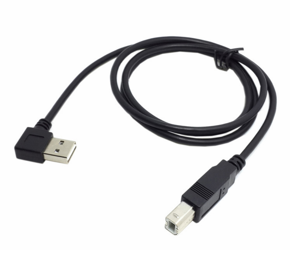 Кабель Ritar AM/BM USB 2,0 угловой 3 м Черный (YUT_V2671)