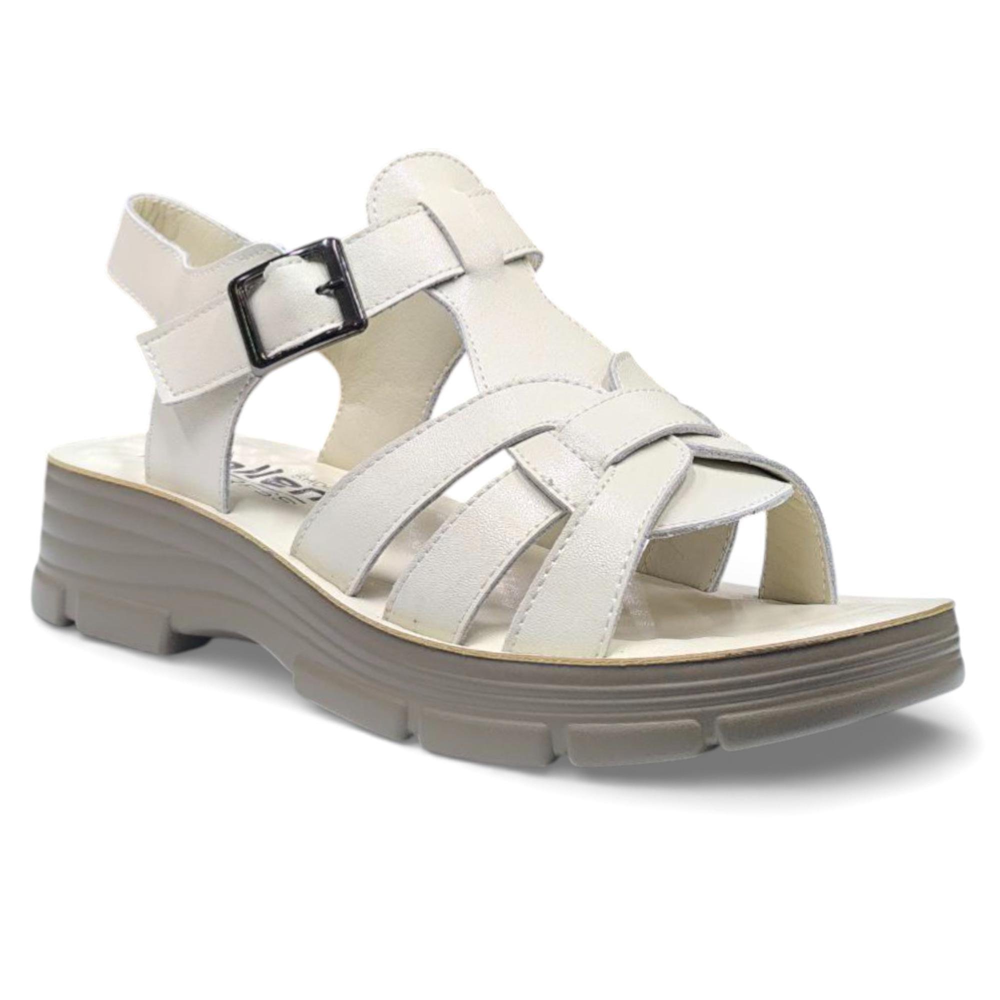 Босоножки женские летние Wollen р. 41 Белый (060216-41)