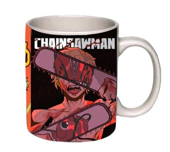 Чашка аніме Людина Бензопила Chainsaw Man Білий (z1094)