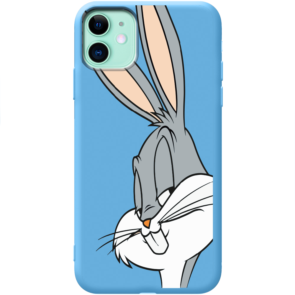 Чохол Boxface iPhone 11 Lucky Rabbit Блакитний силікон (38184-bk81-43042)