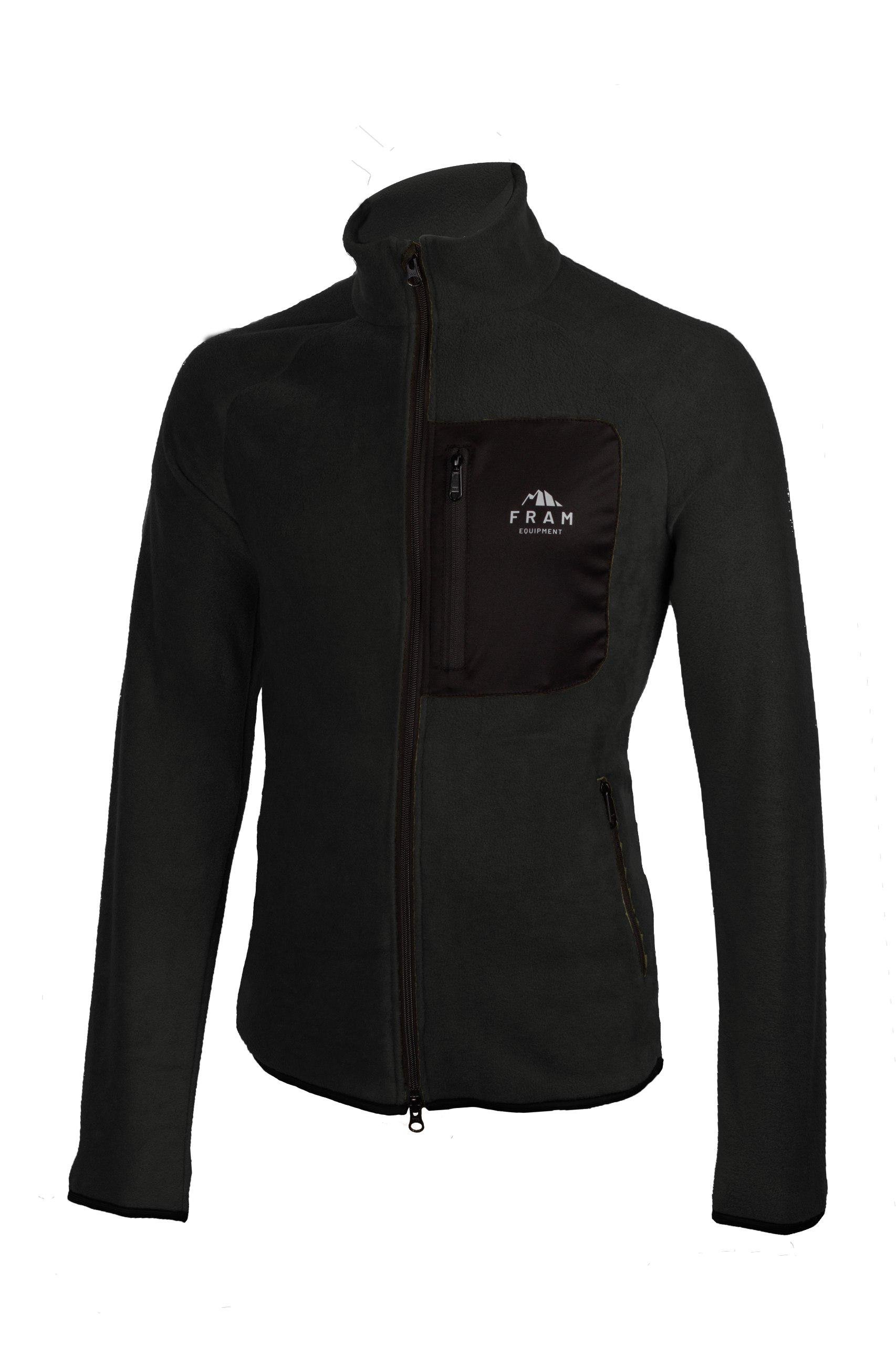 Кофта флісова Wild full-zip XL Чорний (id_7490)