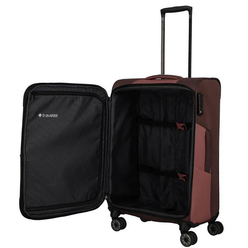 Валіза на 4 колесах Travelite Viia M 70/80 л Rose (TL092848-14) - фото 6 Валіза на 4 колесах Travelite Viia M 70/80 л Rose (TL092848-14) - фото 6