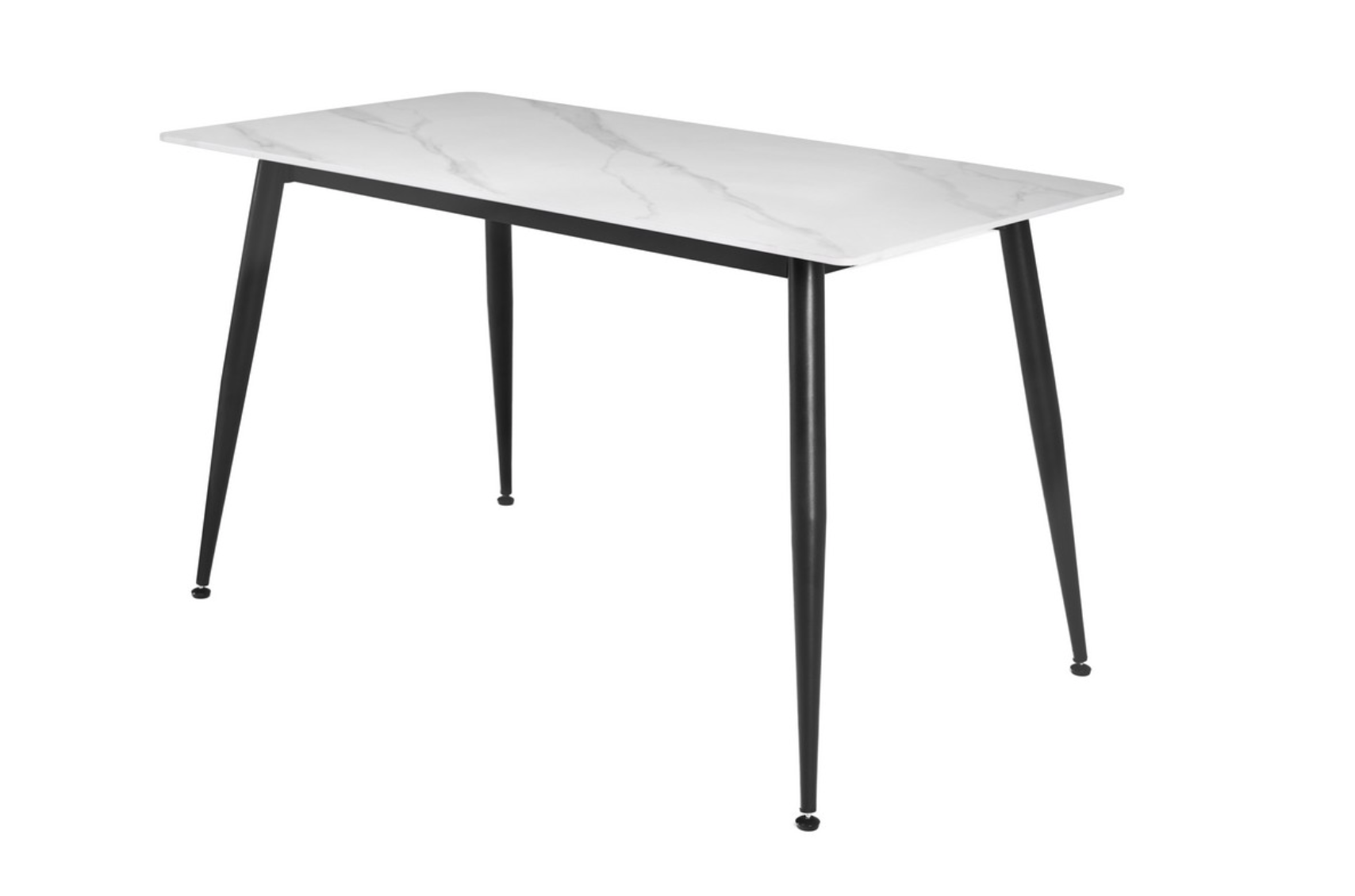 Стол обеденный керамический Ветро 300х700х750 мм Олимпо вайт/Черный (TМ-100) - фото 1 Стол обеденный керамический Ветро 300х700х750 мм Олимпо вайт/Черный (TМ-100) - фото 1