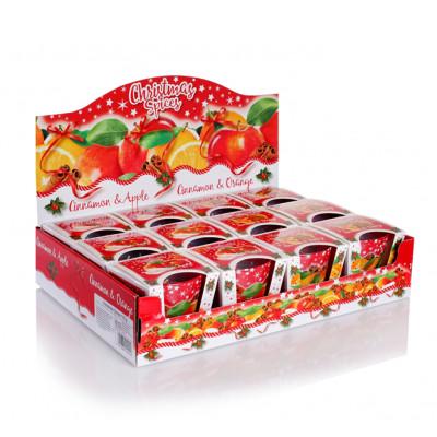 Свечка ароматическая Christmas Spices Cinnamon & Orange (28808) - фото 3 Свечка ароматическая Christmas Spices Cinnamon & Orange (28808) - фото 3