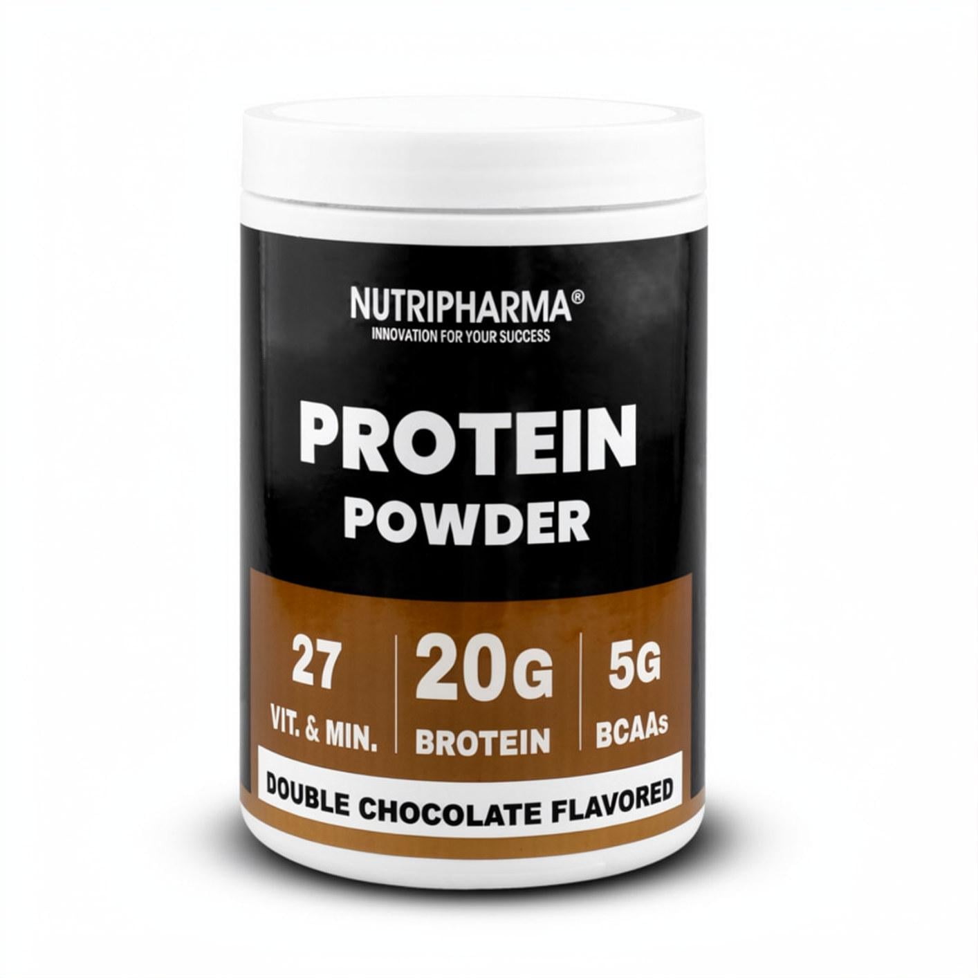 Коктейль протеїновий Nutripharma Подвійний шоколад 464 г Коктейль протеїновий Nutripharma Подвійний шоколад 464 г