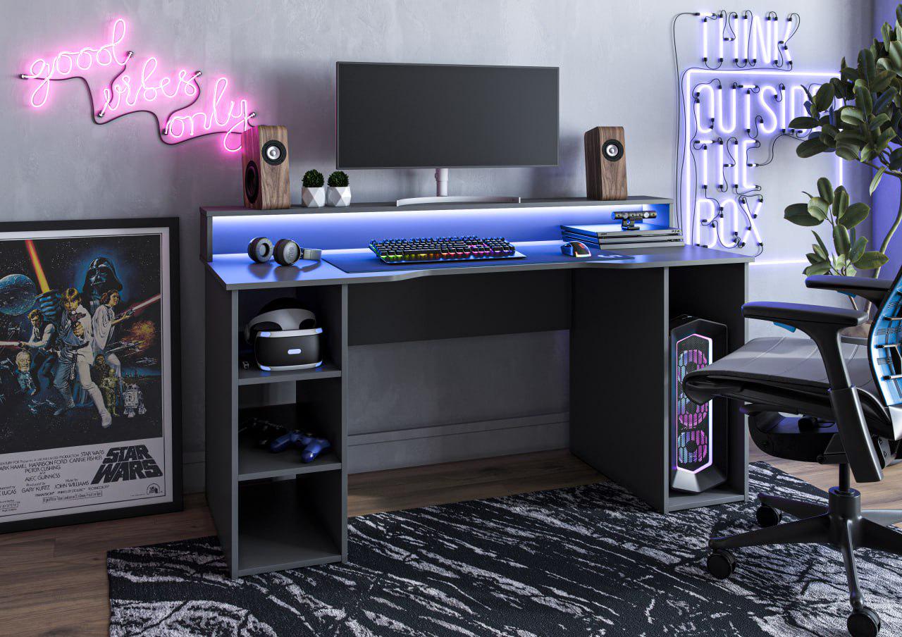 Стол компьютерный/письменный Win Мебель Монако Графит (27918920)