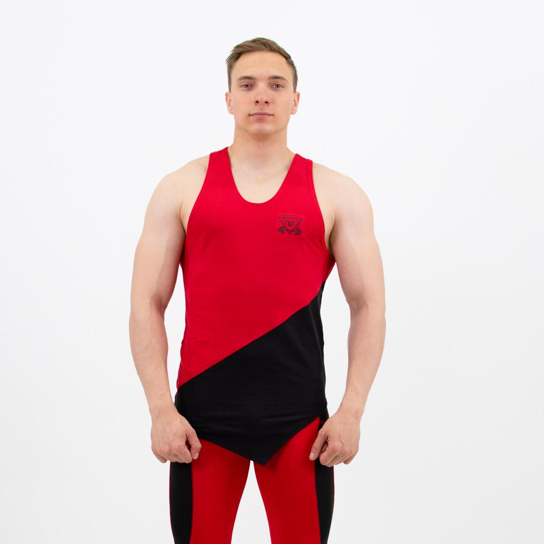 Спортивна майка чоловіча FitU Pulse XL Red (20MPLBRXL)