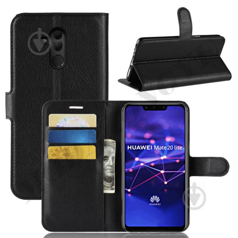 Чехол-книжка Litchie Wallet для Huawei Mate 20 Lite Черный (arbc3367) - фото 2