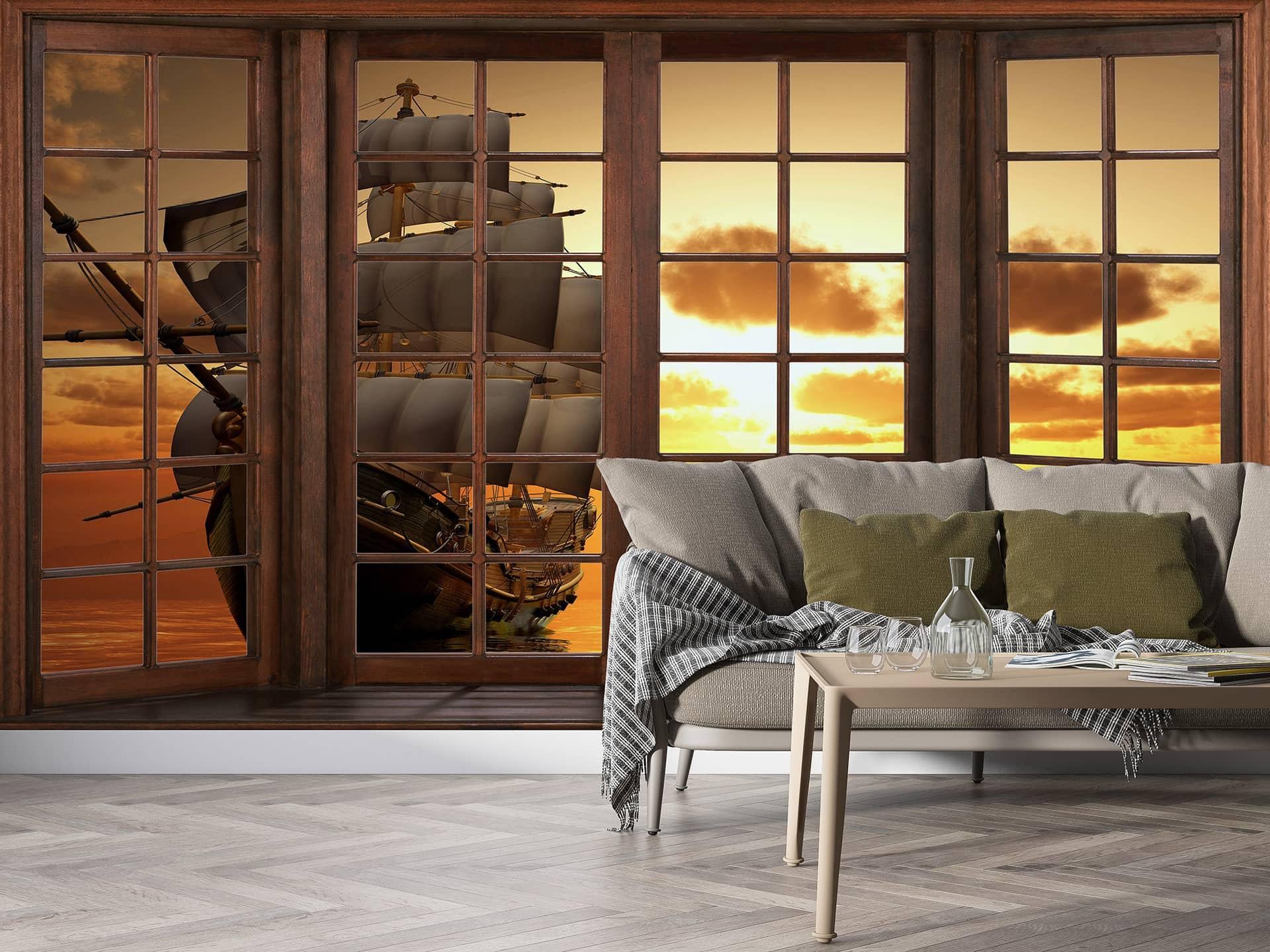 Фотошпалери флізелінові Styleo Print-walls Вид що надихає на подорожі! 0386 300х250 см (Pw-0386/2)