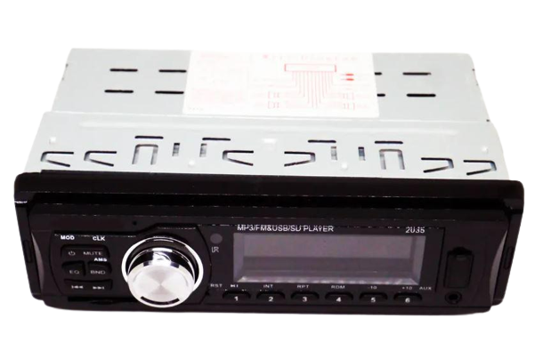 Автомагнитола 1DIN 2035 USB/SD/FM/AUX/пульт 4x50 Вт (17435)