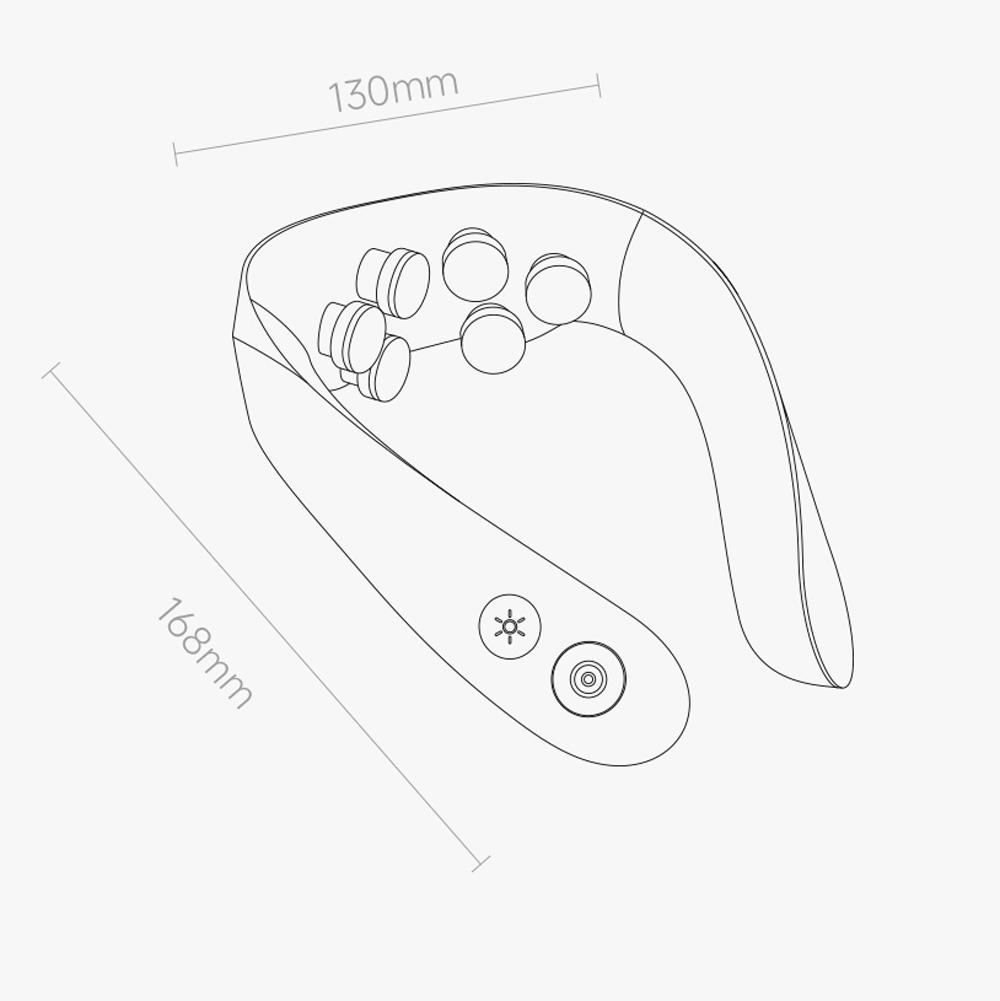 Масажер для шиї Momoda Rotai 6D Neck Massager (SX330) - фото 7