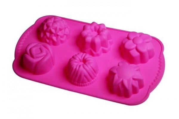 Форма силиконовая на 6 изделий Empire Цветы 30x20x4 см (7175)